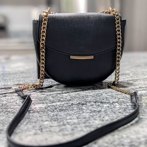 Crossbody Aldo black bag with chain strap